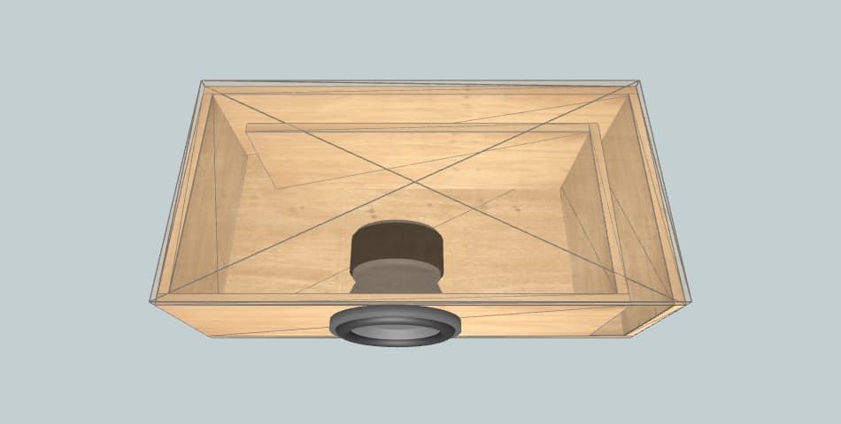 Ground Zero GZHW 20SPL 8” - subwoofer box