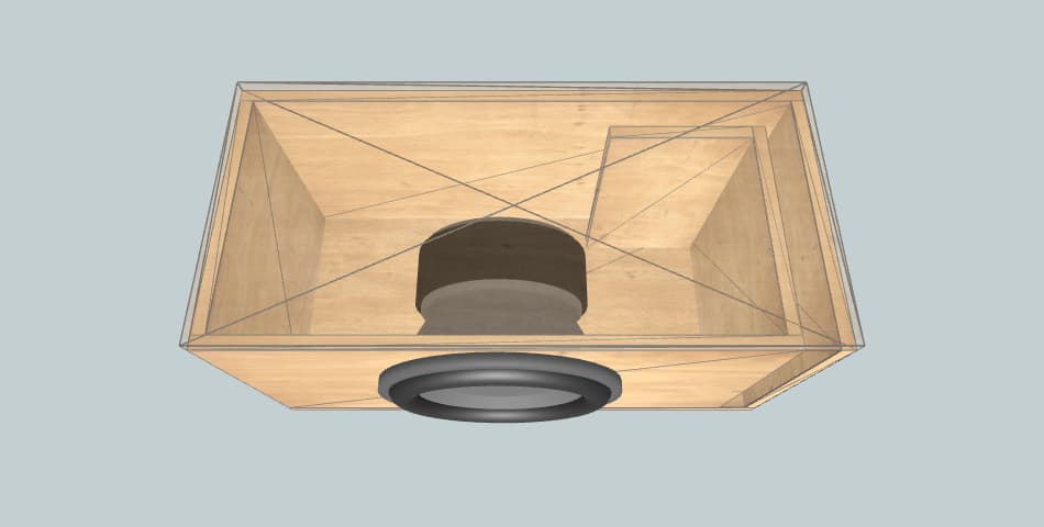 thumbnail image 2 of Custom Ported Subwoofer Box For 1 12" Skar Audio ZVX-12 – Tuned To 34 Hz, Made In USA 2 of 3