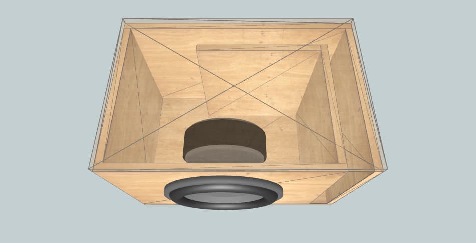 Alphard MACHETE MF-12R 100 - короб для сабвуфера