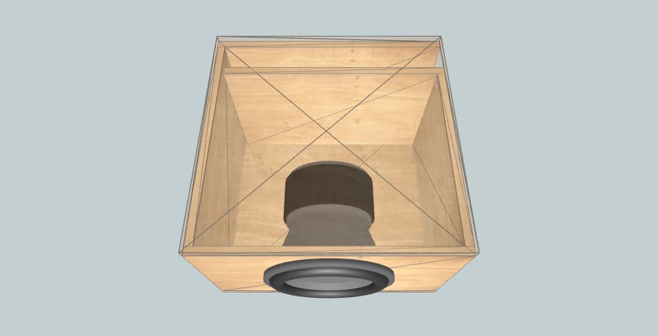 Skar Audio 12”D1 Ported 3 cu.ft. - короб для сабвуфера