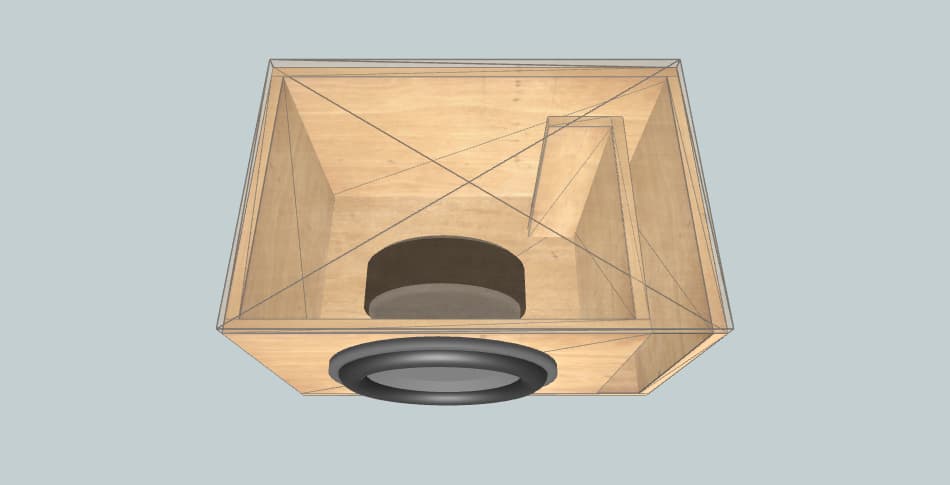 Gas alpha 15d2 - короб для сабвуфера