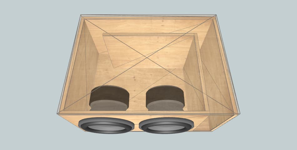 75гдн для дома - короб для сабвуфера