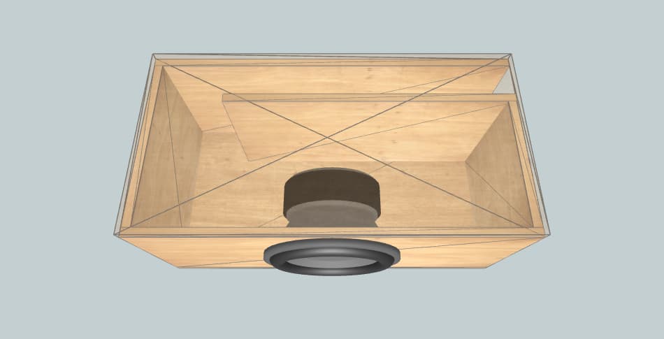 Earthquake 12" Slot port - subwoofer box