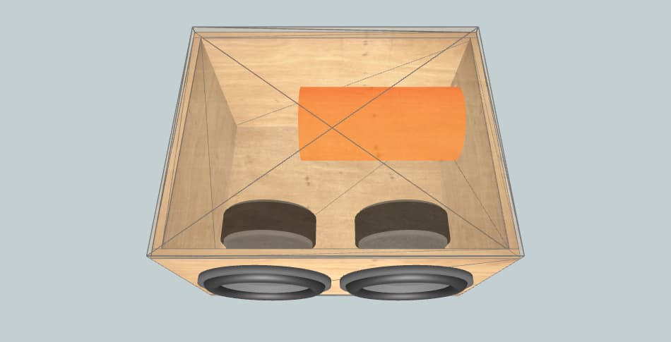 Pride Onyx x2 - subwoofer box