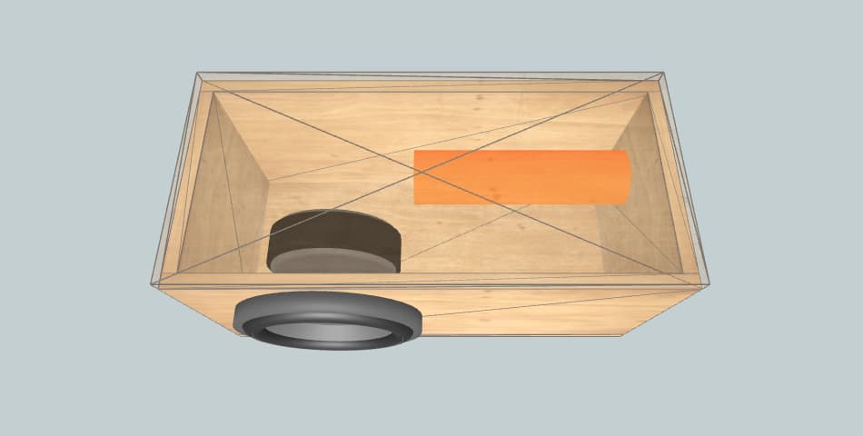 Ground Zero GZIW 165X - короб для сабвуфера