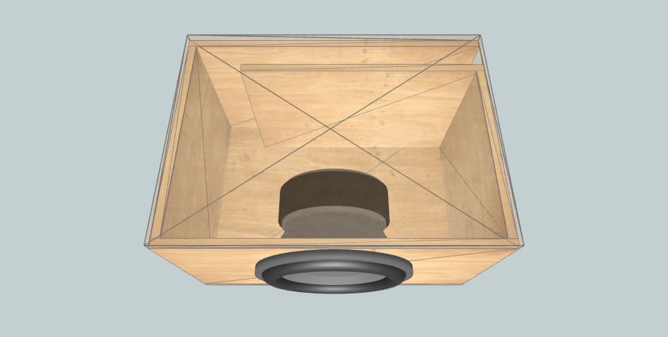 Deaf Bonce Dbsa252 - subwoofer box