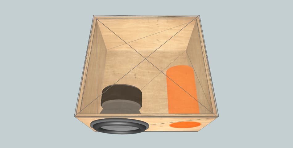 Pg audio 15 low reflex - subwoofer box