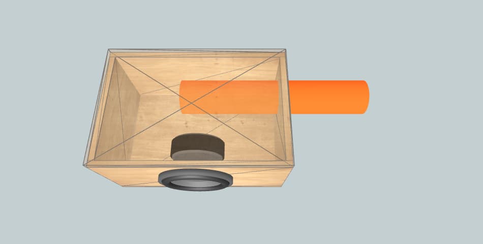 TRF VLSW83D2 HOME CINEMA V2 - короб для сабвуфера