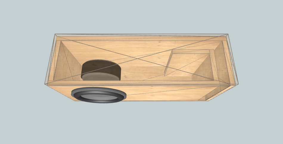 2-12x25mm - subwoofer box