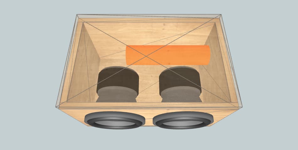 CT Sounds 2 Messo 8 2 door jeep - короб для сабвуфера