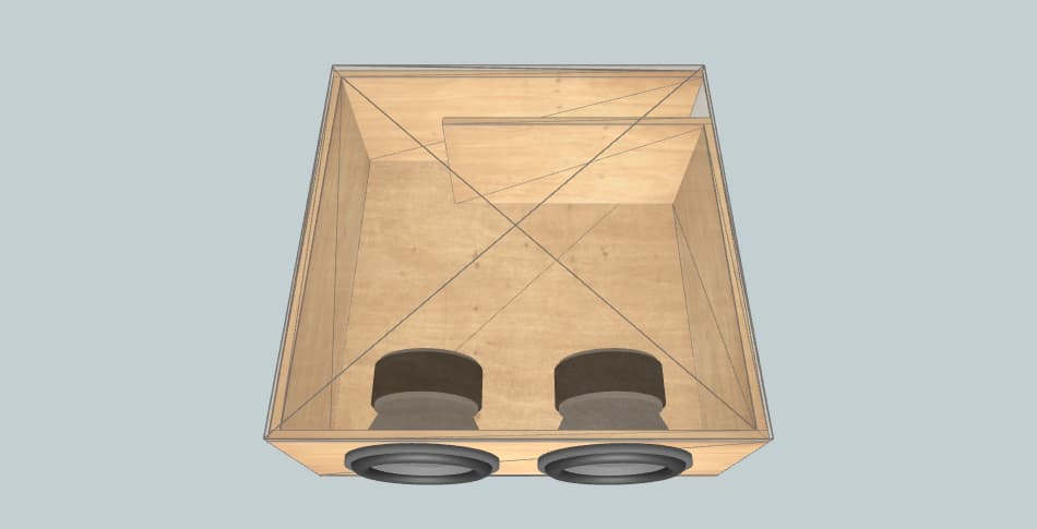 Skar Audio Low Bass Dual EVL Box - subwoofer box