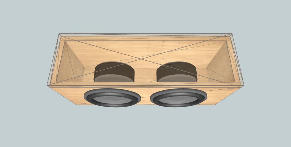 Sundown Audio SA-12 4Ohm 750w - короб для сабвуфера