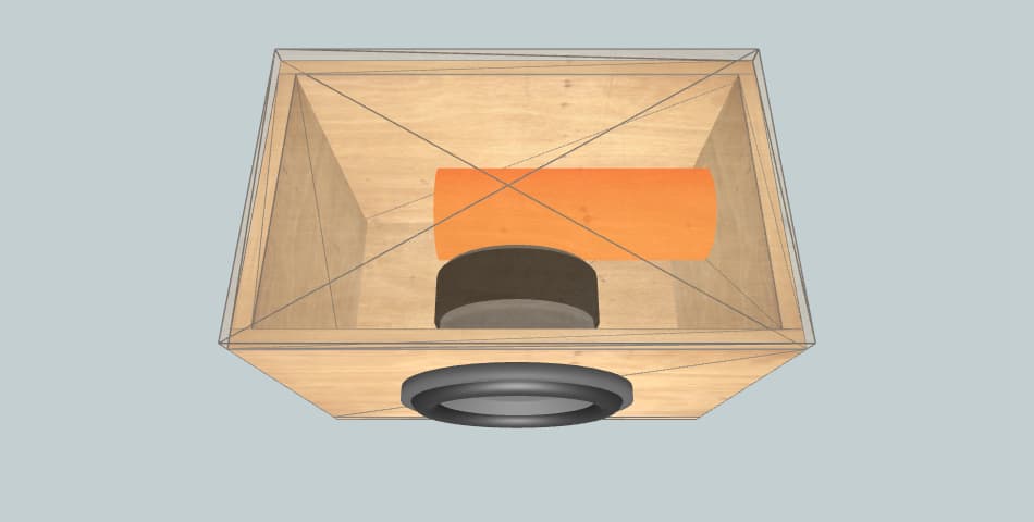 Subwoofer Box Jl Audio 10w3 D6 Ported Box Pipe