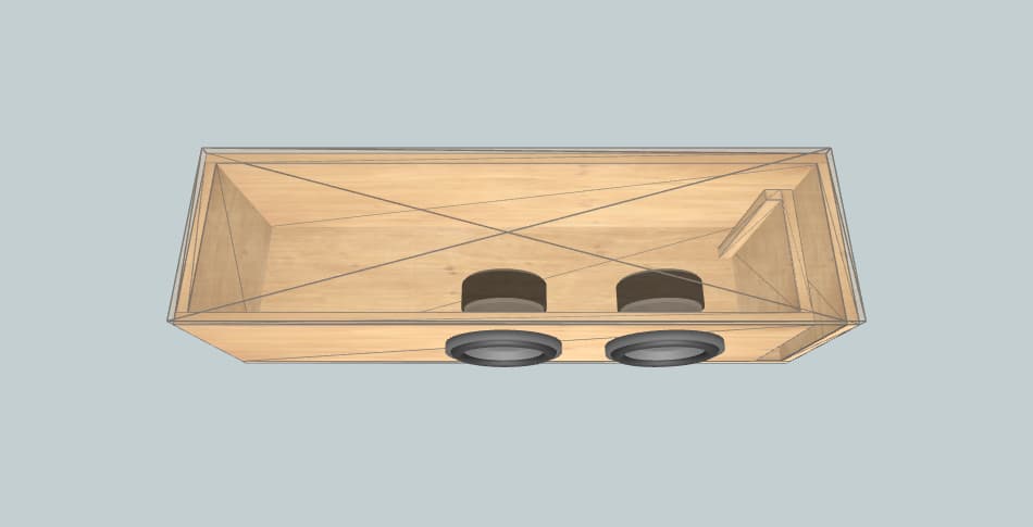 Skar Audio M20 Skar SDR8x2 - короб для сабвуфера