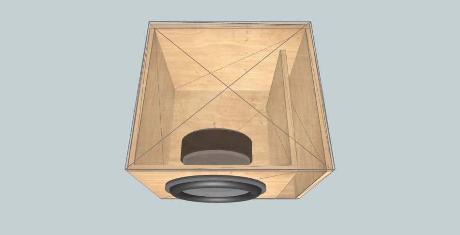 SoundQubed HDS2.215 Ported Enclosure - subwoofer box