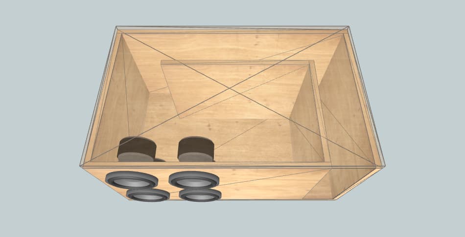 Memphis Audio Mojo mjm622 6.5 - subwoofer box