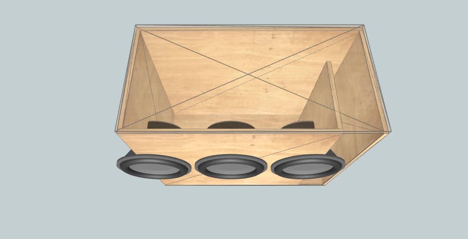 SPL Rock punisher 15s offset to fit - subwoofer box