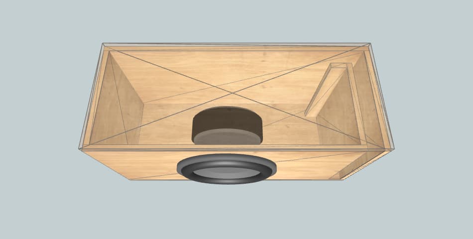 Alpine Type r swr 1042d 12inch - subwoofer box