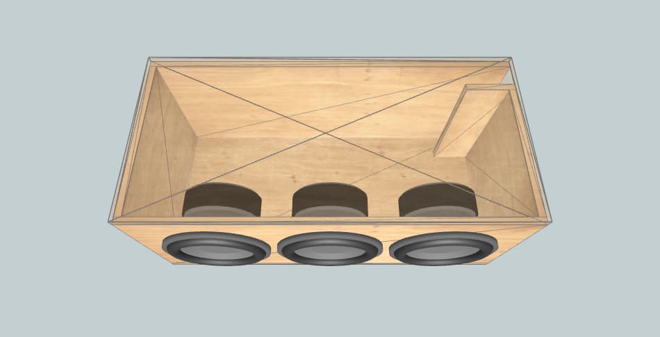 Triple MojoPro12 - subwoofer box