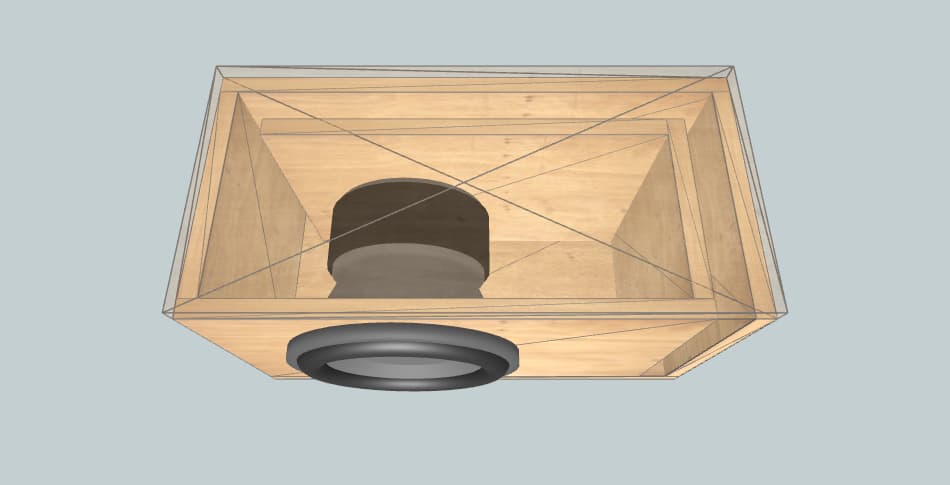 JL Audio Box w/ rect. Port - subwoofer box