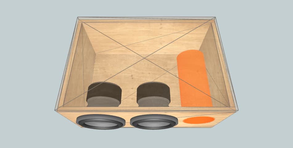 DD Audio dd 508d4 2x - subwoofer box