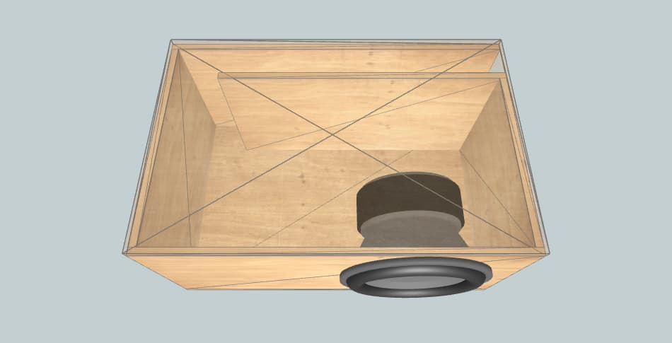 Ground Zero GZRW-38 D2 TUDUDUVVV - короб для сабвуфера