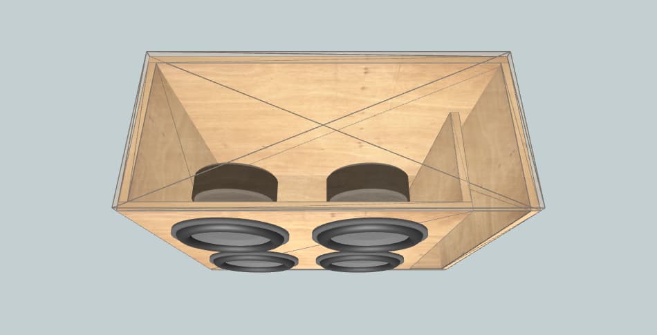 Skar Audio SW04 - subwoofer box