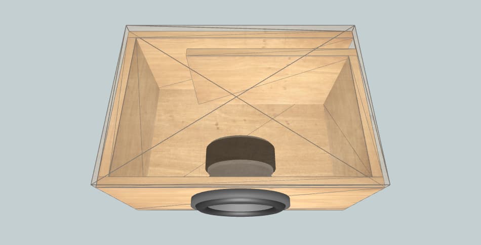 Skar Audio Sdr8 with 3/4" wood - subwoofer box