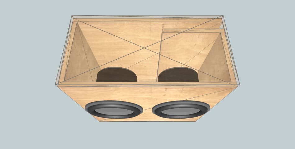 Vibe Vibe BlackAir 15D2 - короб для сабвуфера