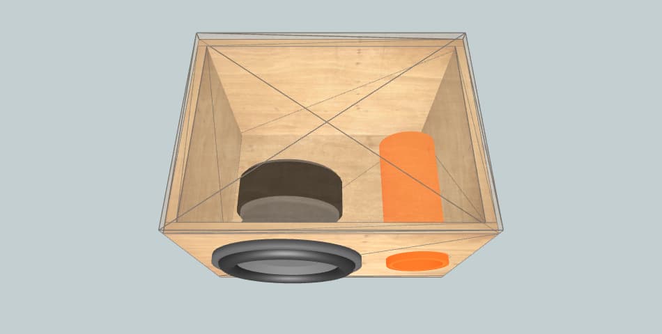 NVX VCW122v2 - короб для сабвуфера