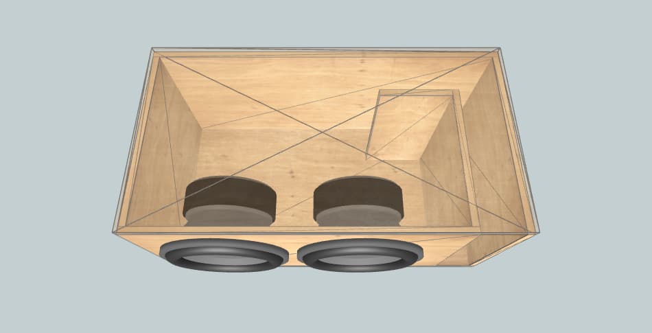 accuton 123 - subwoofer box