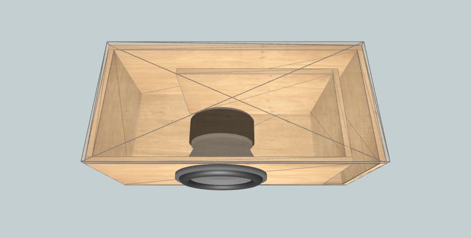 Deaf Bonce 3012 single ported  - subwoofer box