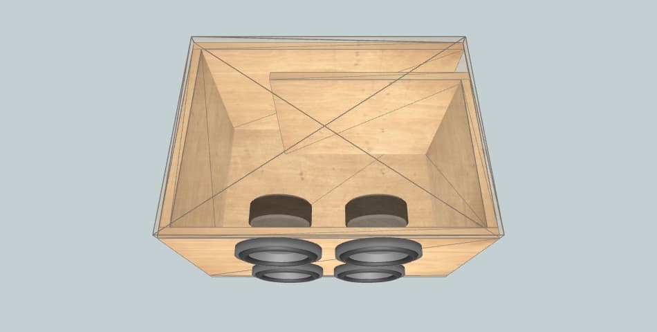 4 6.5s - короб для сабвуфера