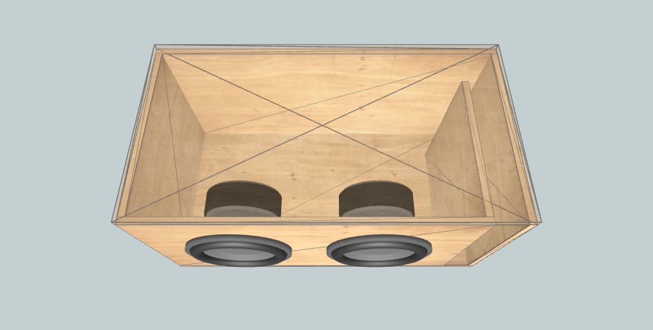 American Bass Elite 1244 Dual Shared Air - subwoofer box