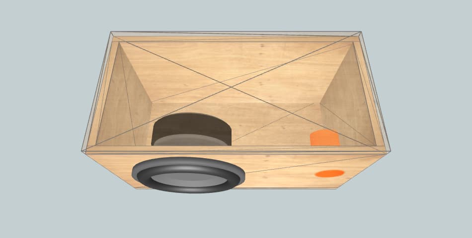 Alpine w12s4 - subwoofer box