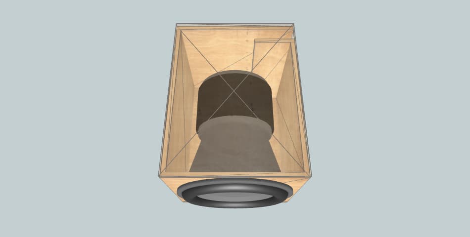 Alpine Sbg-1244bp  - subwoofer box