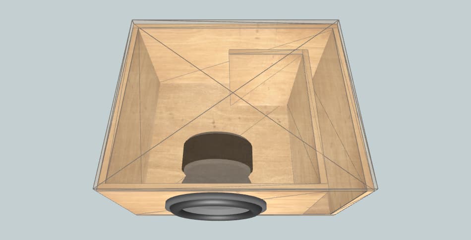 Sundown Audio U-12 **DOUBLE BAFFLE** - subwoofer box