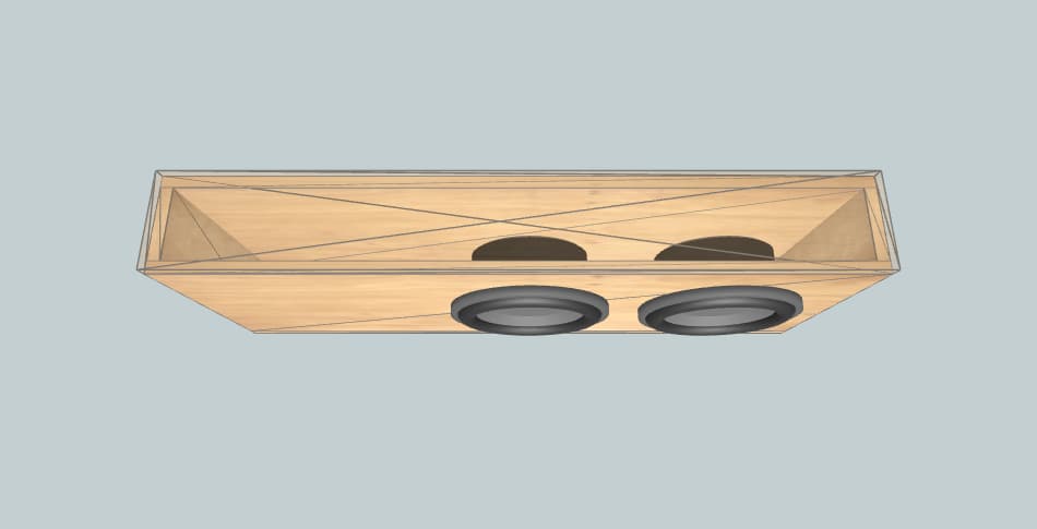 Cerwin Vega Hs104d np300 (mm) - subwoofer box