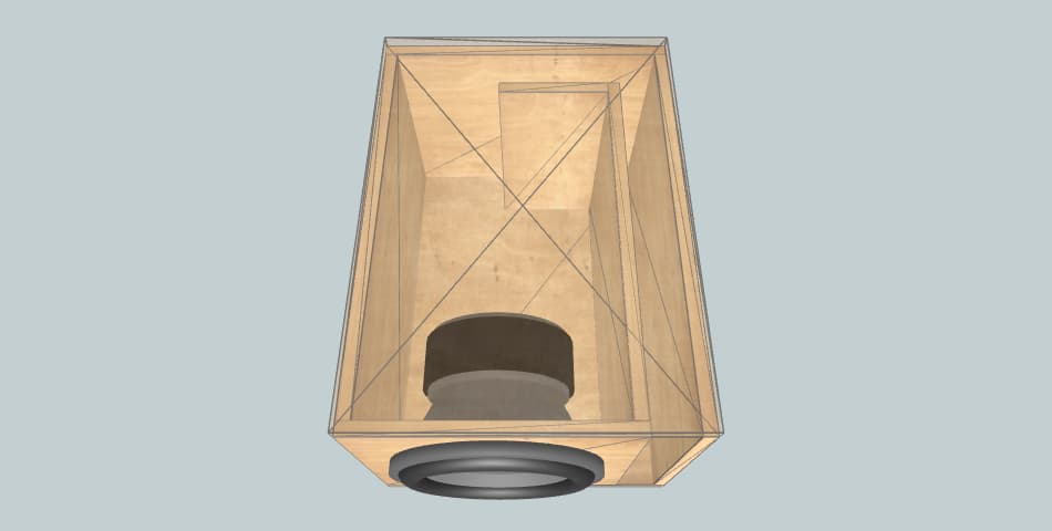 Blaupunkt Dainty SUB250SPP   8  Ohm - subwoofer box