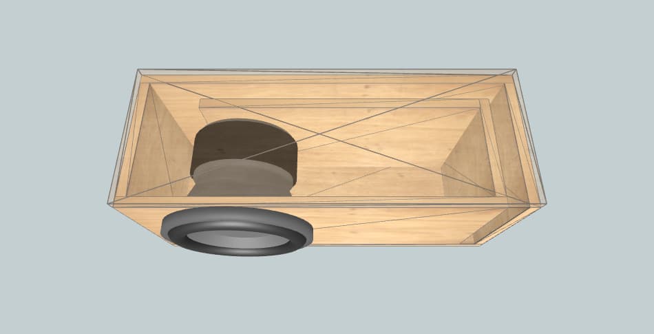 DS18 ZR8.2D - короб для сабвуфера