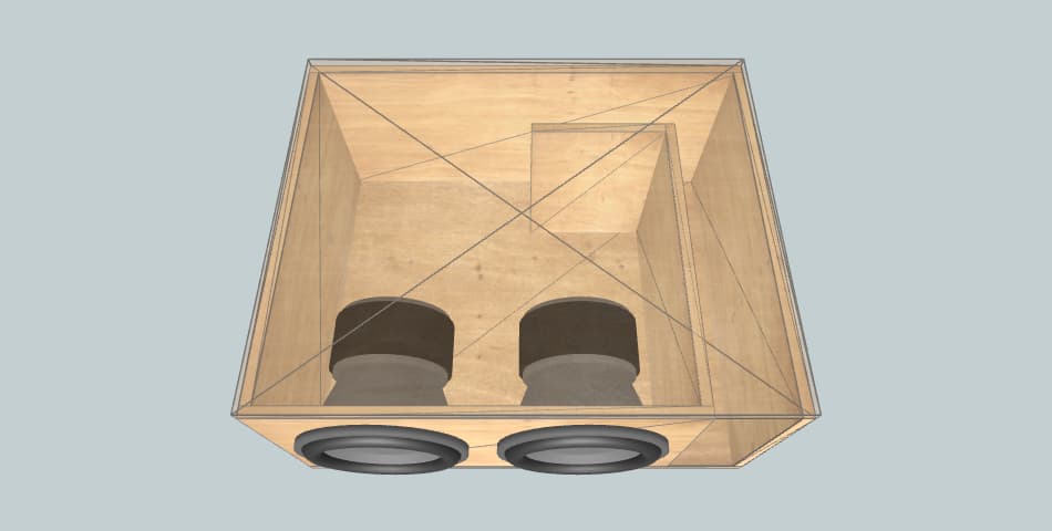Sundown Audio 2 XV3 12'S 5.5FT3 - короб для сабвуфера