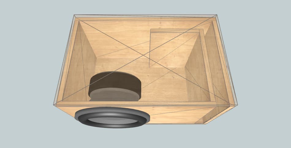 JBL GT5 12 MDF - короб для сабвуфера