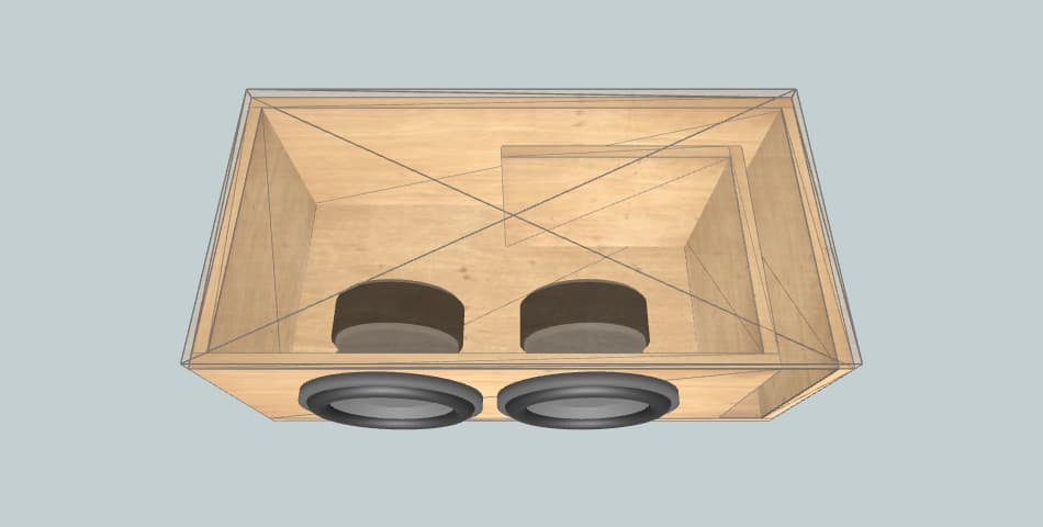 Sundown Audio E 10 dual GK - subwoofer box