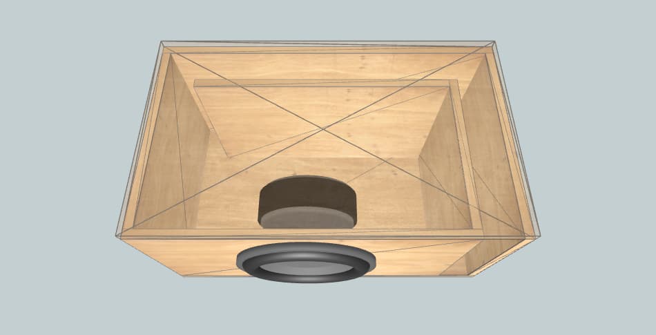 Power Acoustik gw124 - короб для сабвуфера