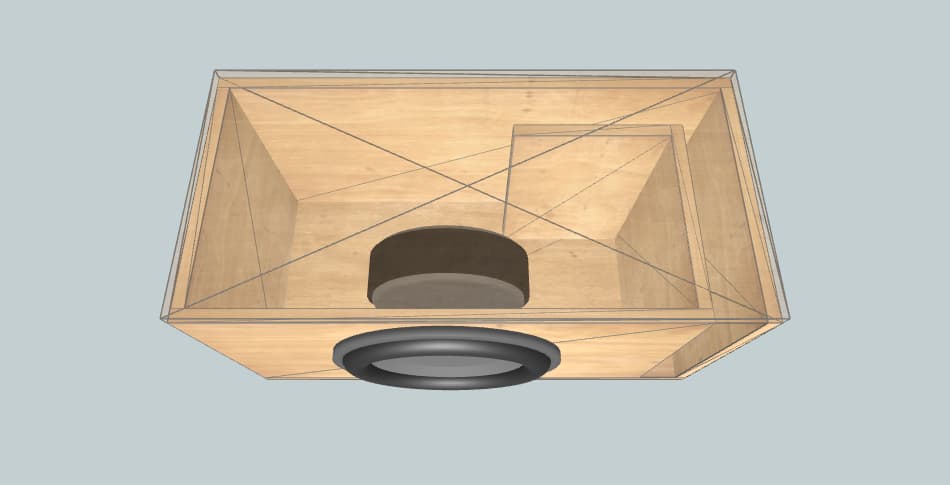 Machete  MF-15R D2 (FIGHT) - короб для сабвуфера