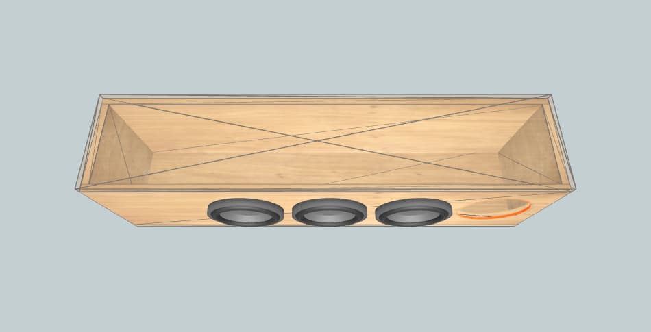 JBL Torre Medios 6.5 - subwoofer box