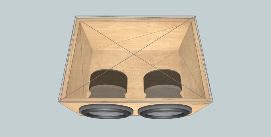 Sundown Audio SA-12 **SQ BUILD** - короб для сабвуфера