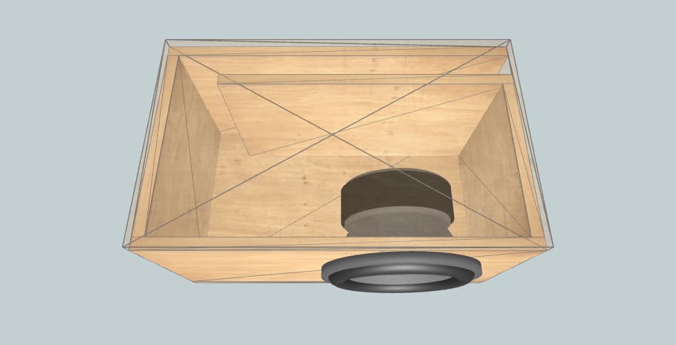 Mystery 35 литров фи 38 гц - subwoofer box