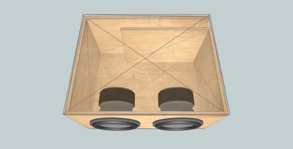 Skar Audio 2 evl 12 ported 32hz - subwoofer box