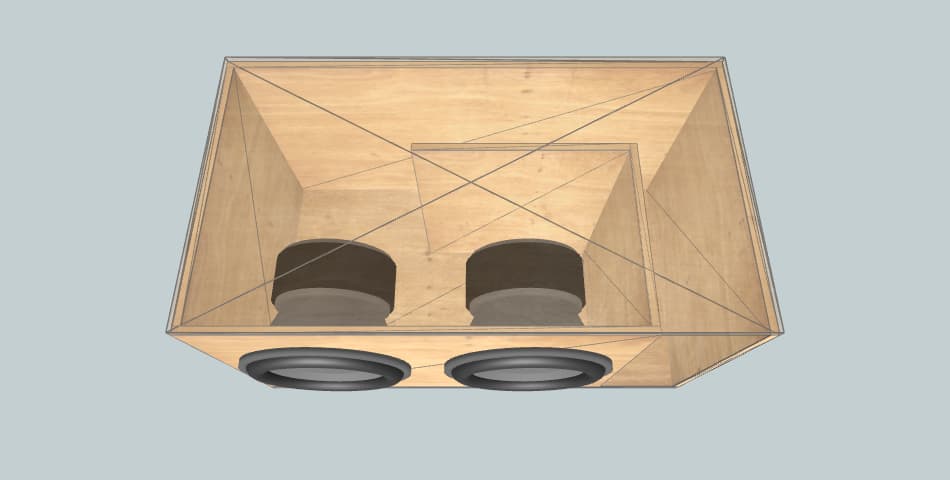 JBL kanes - короб для сабвуфера